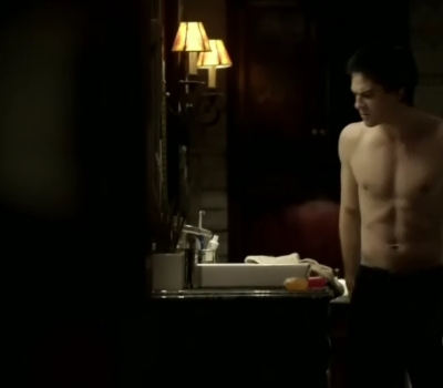 I will never complain about a gratuitous shot of a shirtless Ian Somerhalder