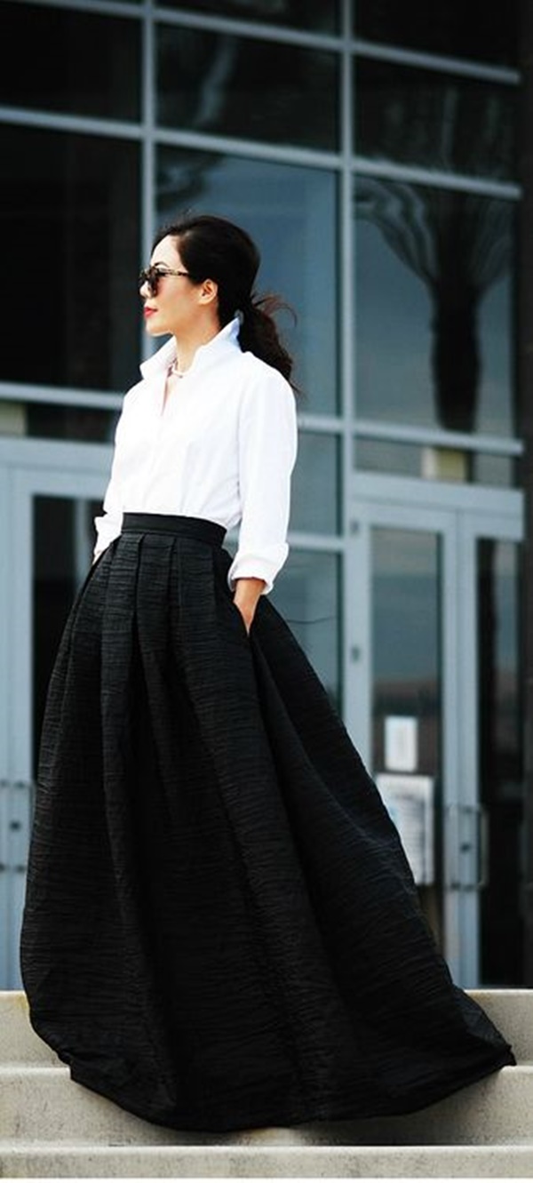 75 Loose Maxi Skirt Outfit For Girls