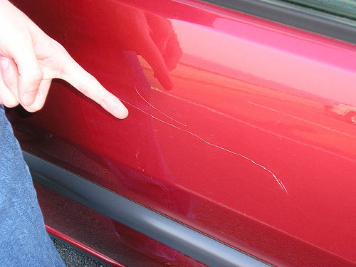 car scratch