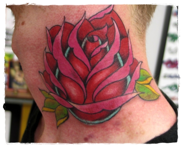 Pink-Rose-Tattoo