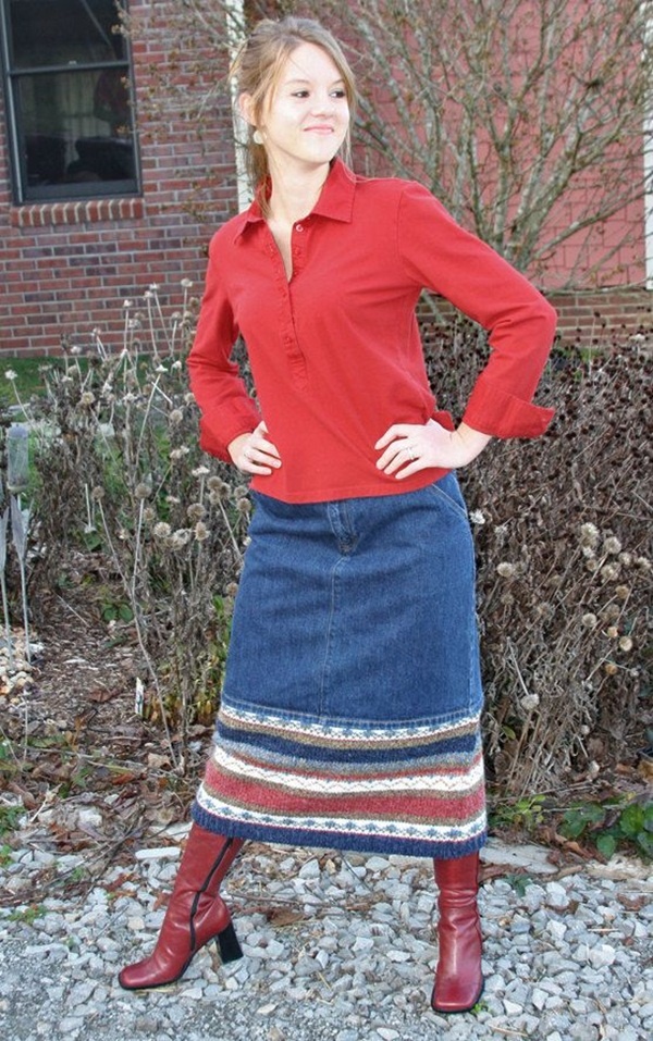 denim skirt outfits (54)