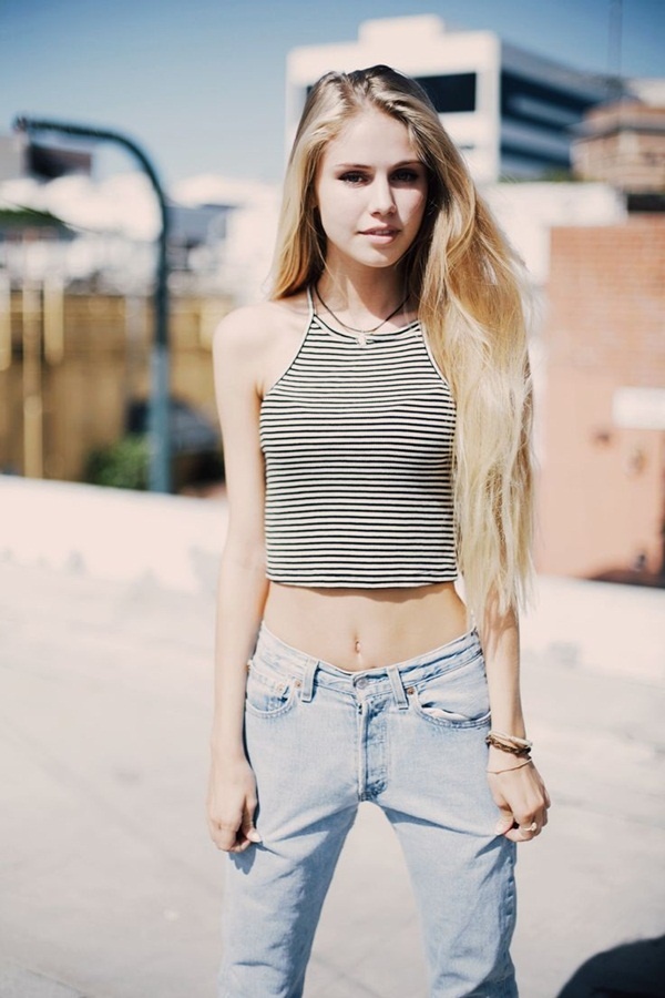 crop top outfits for girls