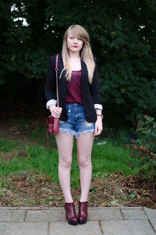 what to wear with high waisted shorts (68)