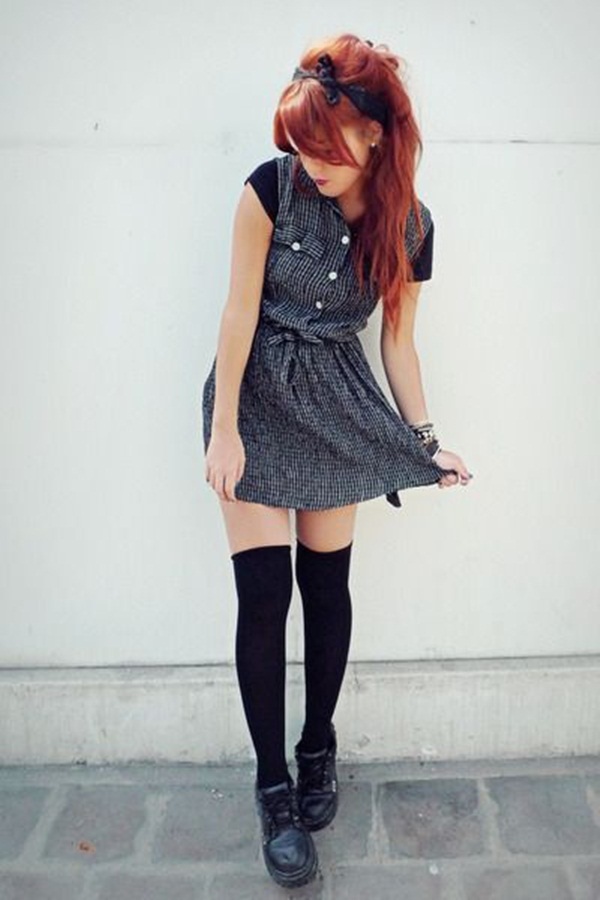 grunge outfits for teenage girls (33)