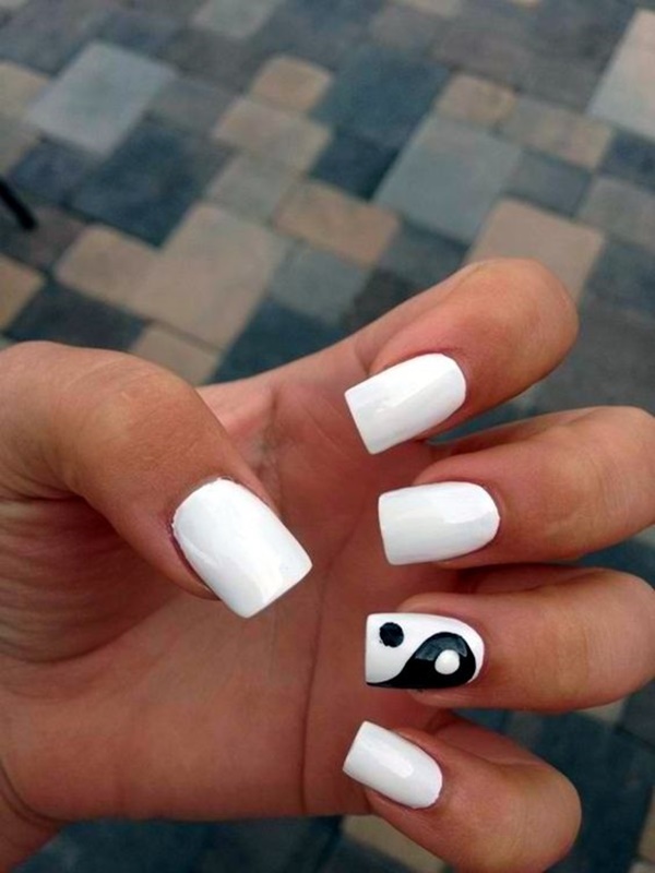 97 Beautiful Black And White Nail Art Ideas Only For You