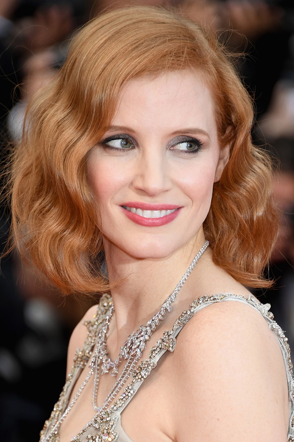 CANNES, FRANCE - MAY 12: Jessica Chastain attends the "Money Monster" premiere during the 69th annual Cannes Film Festival at the Palais des Festivals on May 12, 2016 in Cannes, France. (Photo by Venturelli/WireImage)