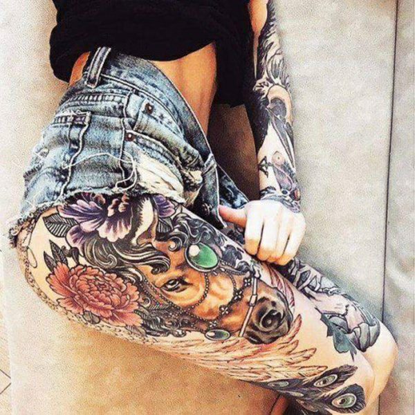 255+ Appealing Leg Tattoos for Men & Women