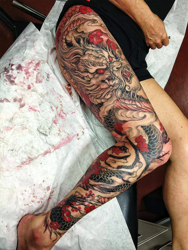 Top 9 Hilarious Thigh Tattoo Designs  Styles At Life