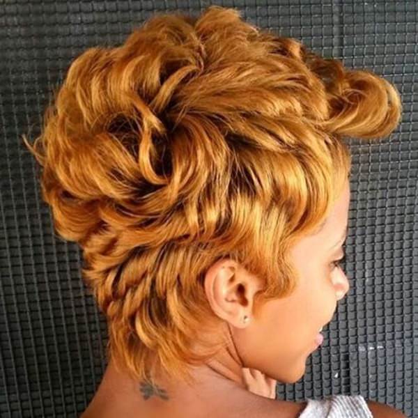 Get Short Hair Styles For Black Women With Color Pics