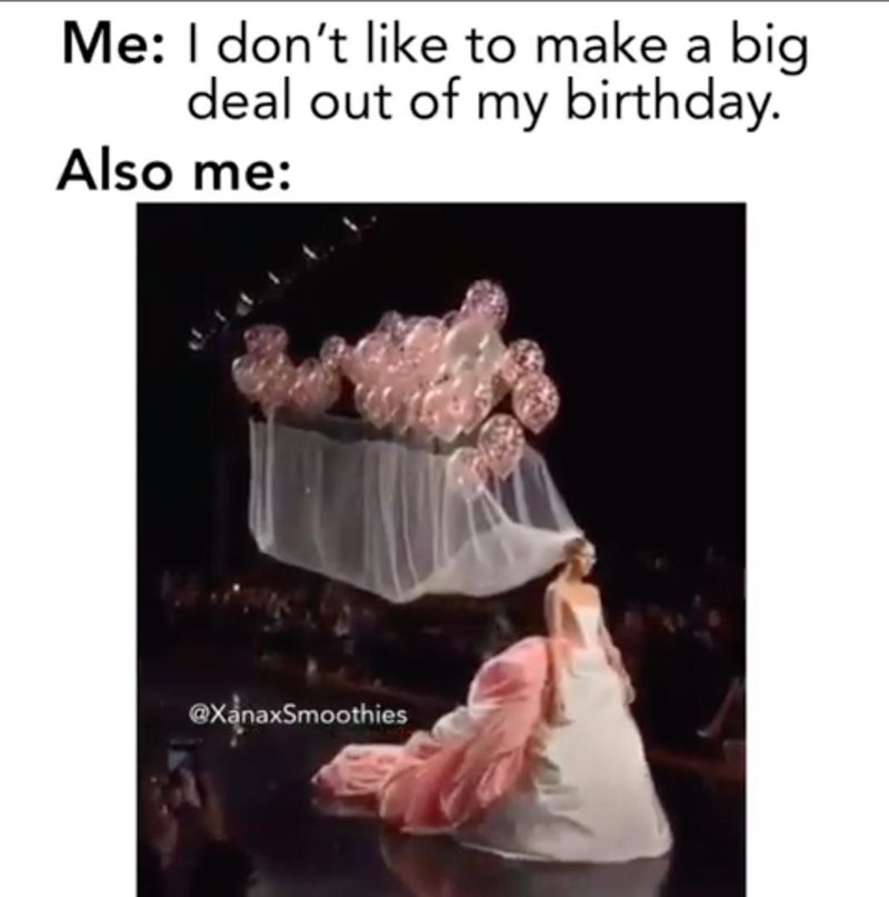 It S My Birthday Girl With Balloons Meme Generator