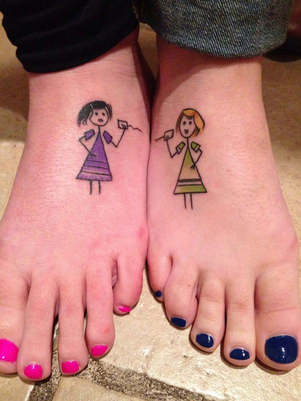 Best Friend Tattoos – 80+ Tattoo Ideas for Matching Friendship Tattoo