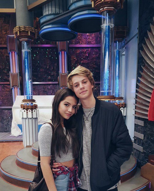 Isabela Moner and Jace Norman when they were still together