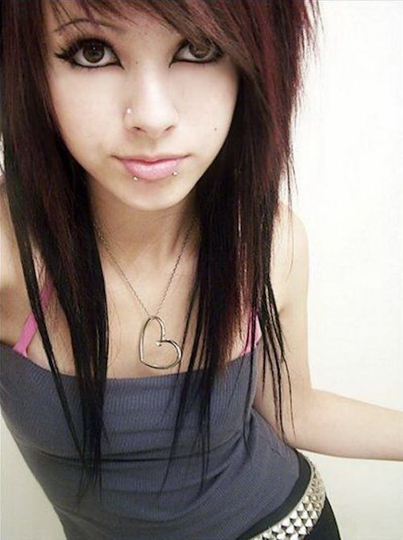 Emo hairstyle ideas.
