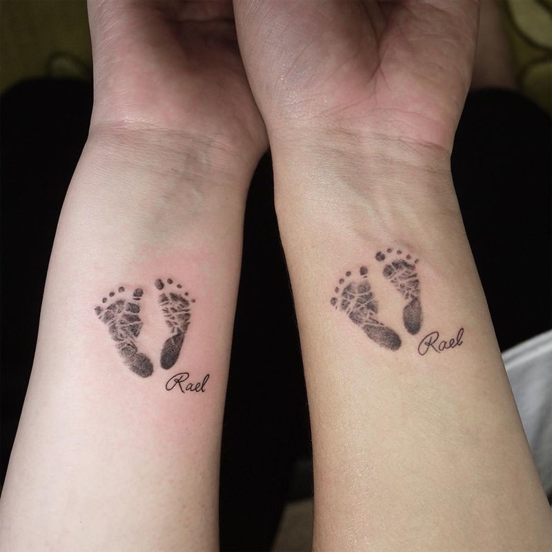 75 Cute Baby Footprint Tattoos For Appreciative Parents