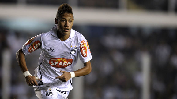 Neymar Santos Jr in his debut (2009)