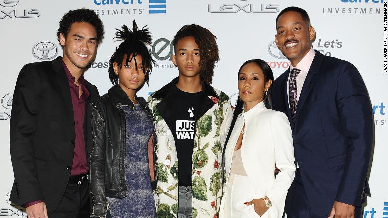 Jada Smith and her family