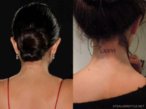 selena-gomez-roman-numeral-neck-tattoo